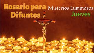 ✝️𝙍𝙊𝙎𝘼𝙍𝙄𝙊 𝙋𝘼𝙍𝘼 𝘿𝙄𝙁𝙐𝙉𝙏𝙊𝙎 misterios luminosos jueves 📿 Oraciones Católicas  Orar Unidos [upl. by Mauldon106]