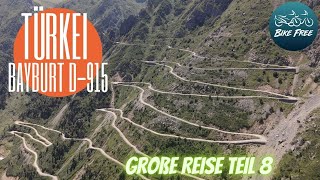 big journey part 8  Turkey Bayburt D915 Deathroad Europa [upl. by Yenaled115]