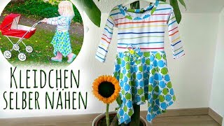 Kleid nähen für Anfänger  Anleitung mit Schnittmuster [upl. by Annoya]