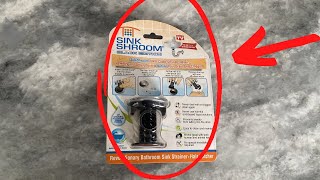 SinkShroom Revolutionary Bathroom Sink Drain Protector Hair Catcher Strainer  1 Minute Review [upl. by Ahsikad]