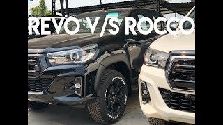 Toyota Hilux Revo vs 2018 Toyota Hilux Rocco 4x4  Thailand Exporter [upl. by Levenson]