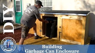 Building a Garbage Can Enclosure [upl. by Eibo]