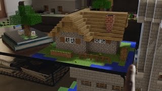 Play Minecraft on Microsoft HoloLens [upl. by Dalpe293]