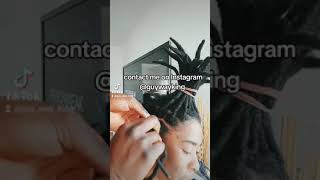 Instant dreadlocks making tips babylocks retwist crochet locks hairstyles rasta dreadlocks guy way [upl. by Mizuki]