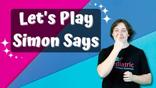 Lets Play Simon Says  Follow Along Game for Kids [upl. by Eerak]