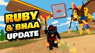 Ruby amp Desert Boss Bhaa Update in Roblox Islands [upl. by Nehtan]