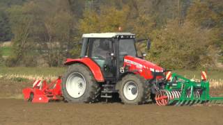 Giganten im Einsatz Weizen Sähen XXL Extrem 1 MONSTER Traktor mit Frontbackerwalze [upl. by Siriso]