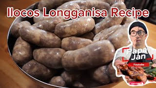 Ilocos Longganisa Racipe  Authentic Ilocos Longganisa  asmr food mukbang [upl. by Arised]