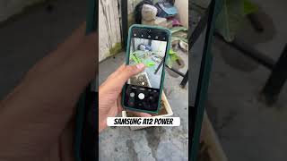 Samsung A12 power 😎😎  camra samsung [upl. by Shantee]