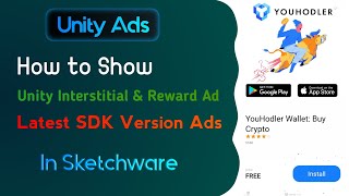 How to show Unity Ads  In Sketchware  Latest SDK Version  In 2023  Techno Sahil [upl. by Devy]