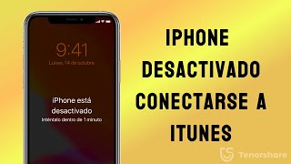 ¡iPhone Desactivado Conectarse a iTunes Cómo Repararlo en 5 Minutos  Guía 2024 [upl. by Platas]