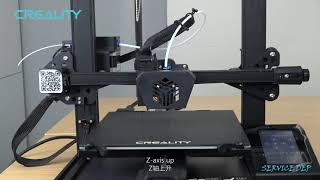 Service tutorial CR 6  SE leveling and printing [upl. by Paley11]