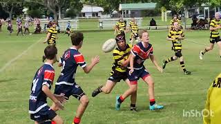 Burdekin roosters vs centrals Tigers gold u14s dustampbulletswestern [upl. by Nnitsuj]