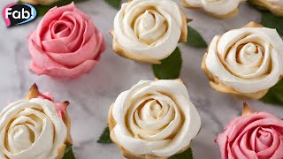 APRENDA A MANEIRA MAIS SIMPLES DE FAZER ROSAS EM CHANTILLYðŸŒ¹ðŸ©· [upl. by Darby]