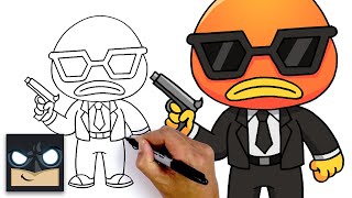 How To Draw Contract Giller  Fortnite  Draw withme [upl. by Yebot819]