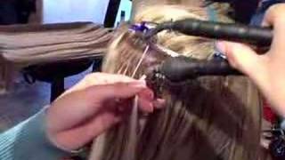 Great Lengths Hair Extension Application [upl. by Gathers]