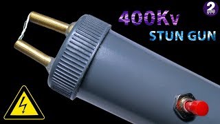 How to Make Powerful Stun Gun at Home  Rechargeable [upl. by Nylad]