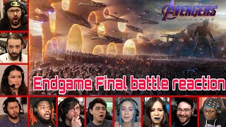 Avengers Endgame Final Battle Reaction Mashup  Avengers Endgame 2019 [upl. by Nagol]