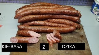 Kiełbasa z Dzika prosty sprawdzony przepis [upl. by Wystand]