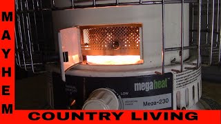 How to replace a wick on a kerosene heater CountryLiving PreppingNetwork [upl. by Airetas]