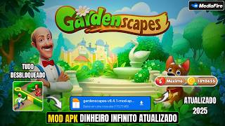 Gardenscapes mod apk dinheiro infinito atualizado 2025  gardenscapes mod dinheiro infinito 2025 [upl. by Gall760]