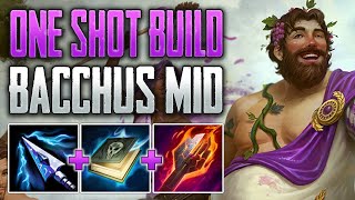 INSTANT KILLS Bacchus Mid Gameplay SMITE Conquest [upl. by Gildea]