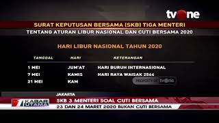 Catat Inilah Penambahan Hari Libur Nasional dan Cuti Bersama 2020 [upl. by Suzanne]