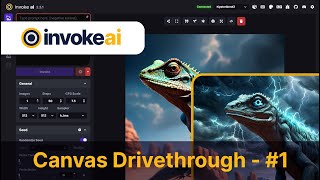 InvokeAI  Canvas Drivethrough 1 [upl. by Mazel540]