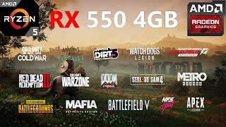 RX 550 4GB Test in 20 Games in 2020 [upl. by Diann]