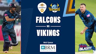 🔴LIVE  Derbyshire Falcons vs Yorkshire Vikings  T20 Vitality Blast [upl. by Yhtur]