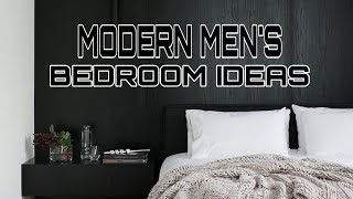 Mens Bedroom Ideas  MODERN [upl. by Retep]