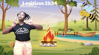 Leviticus 2334⛺ Sukkot Feast of Tabernacles  Scripturely  Kids Bible Devotion  Ancient Path Kids [upl. by Nagy]