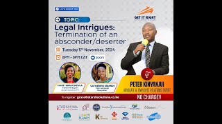 Termination of an Absconder or Deserter by Peter Kinyanjui [upl. by Cronin]