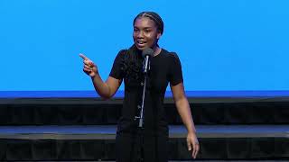 2024 Poetry Out Loud Nyla Dinkins recites quotLearning to Readquot DC [upl. by Haneekas]