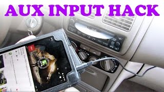 Aux Input CD Stereo Hack [upl. by Nibroc]