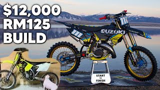 Incredible RM125 Two Stroke Dirt Bike Rebuild from Start to Finish [upl. by Regdirb]