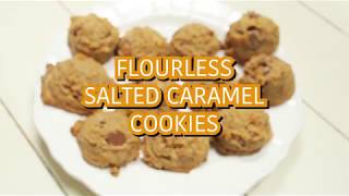 Flourless Salted Caramel Chocolate Chip Cookies [upl. by Jinny267]