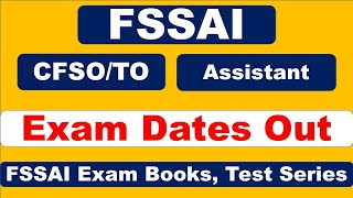 FSSAI Exam Dates Released Check FSSAI Exam Dates  FSSAI Exam Preparation  FSSAI Exam Books [upl. by Oriaj]