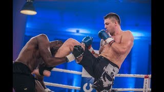 28 Sekunden KNOCKOUT  Michael Smolik vs Kaz Mwamba  LIVER SHOT [upl. by Elletnuahs]