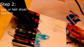 How To  Melt Oil Pastels [upl. by Suertemed]