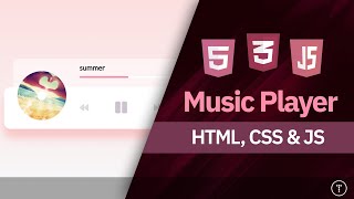 Build a Music Player  Vanilla JavaScript [upl. by Jit667]