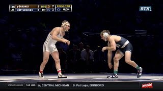 Big Ten Rewind 2017 Wrestling  149 LBs  Lehighs Laike Gardner vs Penn States Zain Retherford [upl. by Jamal]