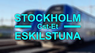 TRAIN DRIVERS VIEW StockholmEskilstuna [upl. by Colfin]