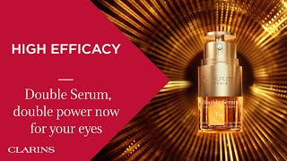 Double Serum double power now for your eyes  Clarins [upl. by Ava]