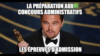 Préparer un concours administratif les épreuves d’admission [upl. by Ona]