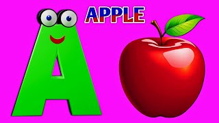 ABC Phonics Song  Toddlers learning video A is For Apple ABC Song A is for Apple🍎 B is for Baby [upl. by Ainirtak]