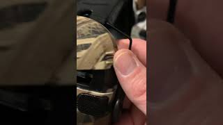 How to replace or remove batteries in Walkers Razor slim electronic earmuffs [upl. by Rodrigo]