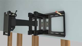 TV Wall Mount Bracket for 3770 Inches TVs  Full Motion with Articulating Arm amp Swivel [upl. by Ury]