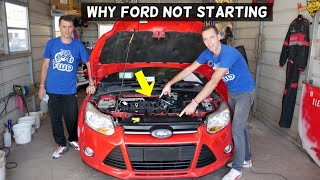 CAR CRANKS BUT DOES NOT START DEMONSTRATED ON FORD [upl. by Ayekin]