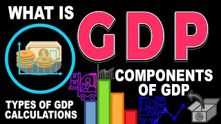 What is GDP  Gross Domestic Product GDP  Components of GDP Types of GDP Calculations [upl. by Anillehs]